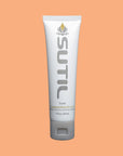 Sutil Flavor Coconut lube on an orange background