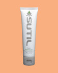 Sutil Flavor Mint lube on an orange background